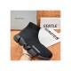 Balenciaga Speed 2.0 Knit Sock Sneakers 617239 Black