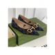 Gucci GG Horsebit Denim Ballet Flat With Horsebit