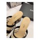 Chanel Laminated Lambskin Mules G35381