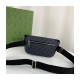 Gucci Belt Bag with Interlocking G in Black GG Supreme 682933