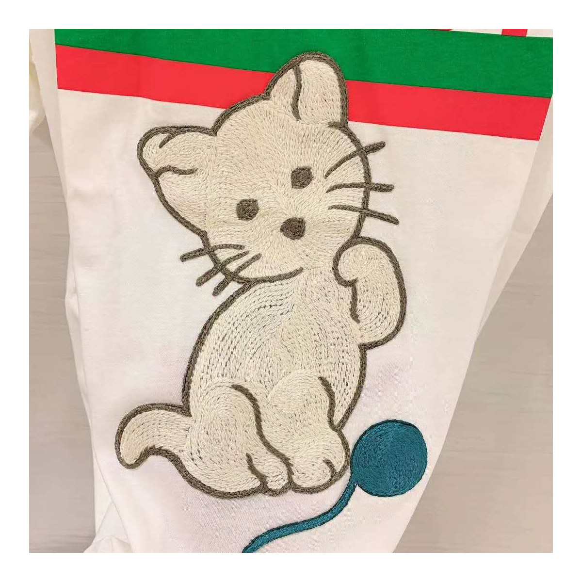 Gucci &quot;Original Gucci&quot; oversize T-shirt With Kitten 615044