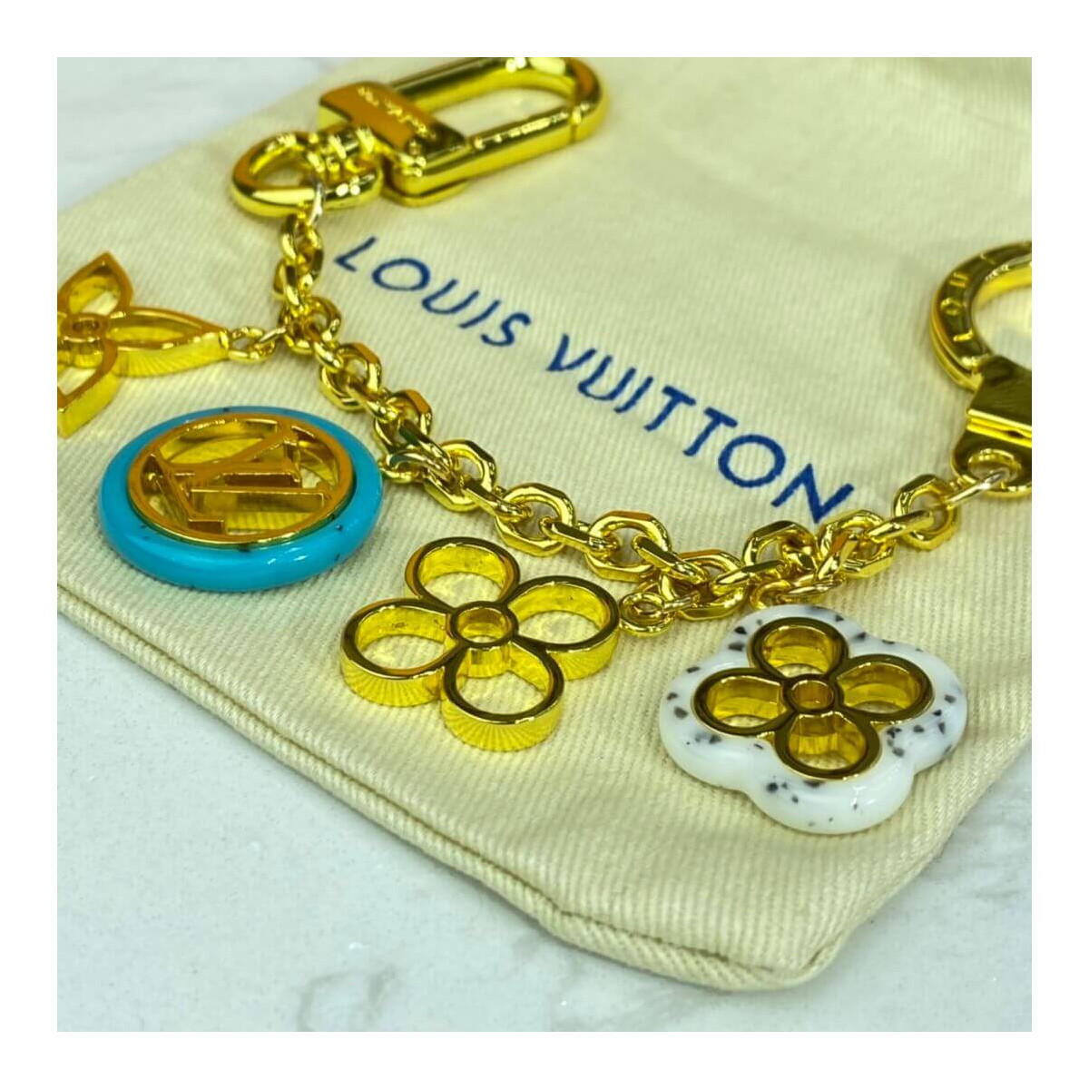 Louis Vuitton Colorline Bag Charm Chain M64527