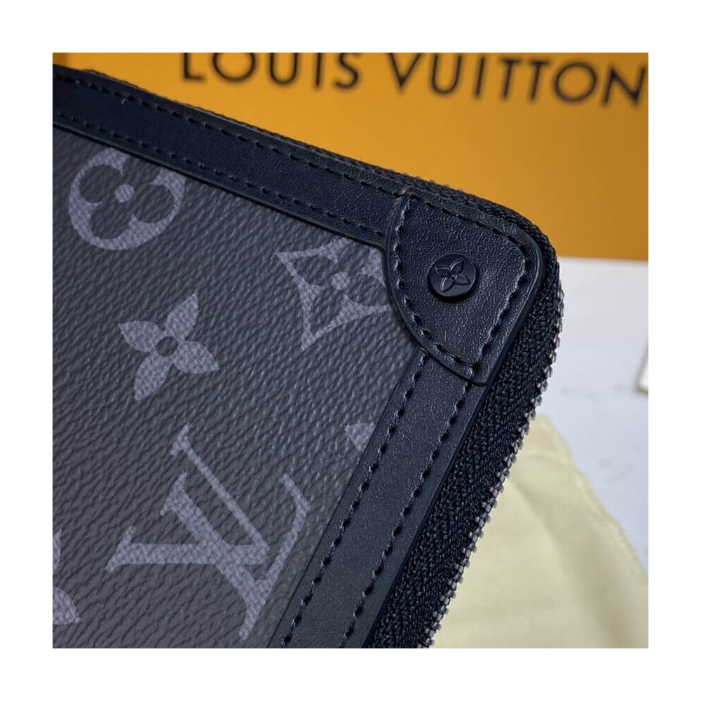 Louis Vuitton Monogram Eclipse Zippy Wallet Trunk M80558