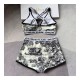 Christian Dior Toile de Jouy Two Piece Swimsuit 259469