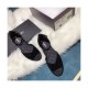 Chanel Suede Calfskin &amp; Grosgrain Mary Janes G36048