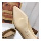 Chanel Grosgrain and Lambskin Chain 4.5cm Heel Ballerinas G35389