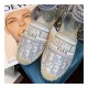 Dior Granville Dior Oblique Embroidered Cotton Lace-Up Espadrille KCB595