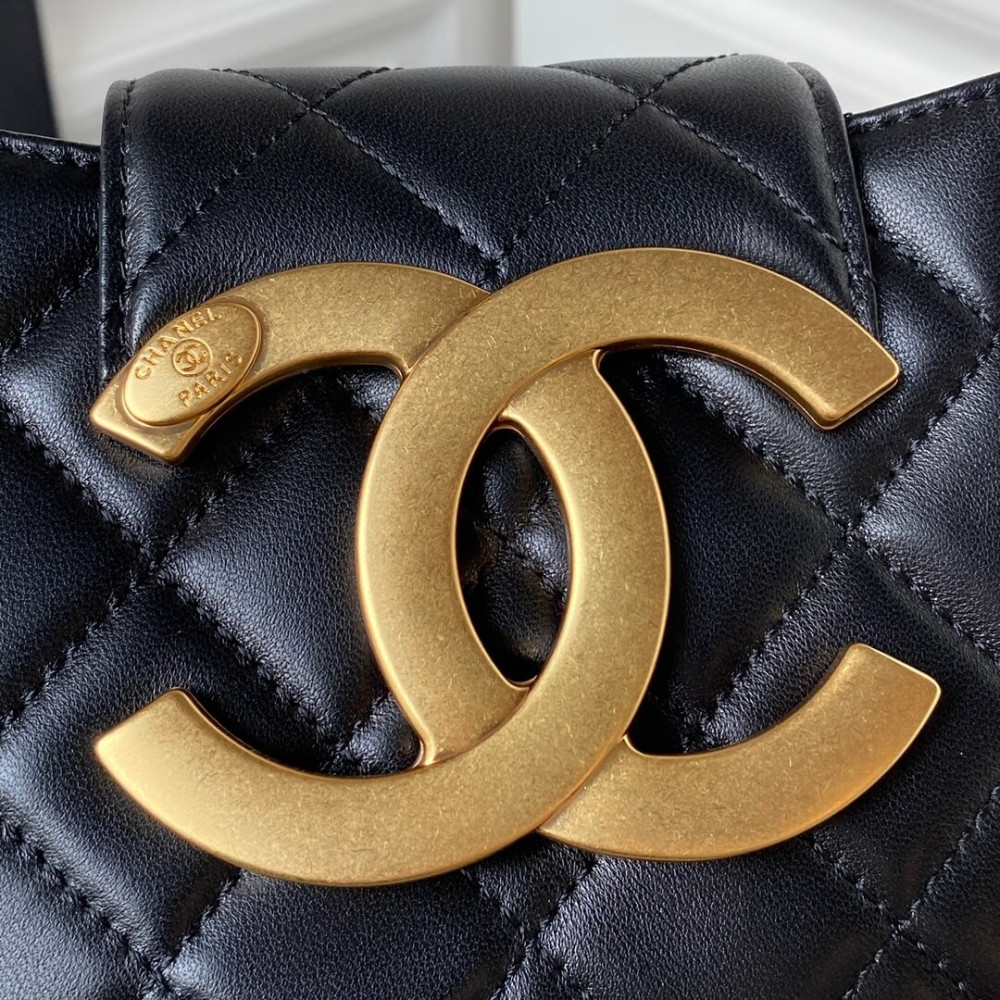 Chanel 24C Quilted Lambskin Small Messenger Bag AS4609