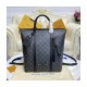 Louis Vuitton Monogram Eclipse Canvas Tote Backpack M45221