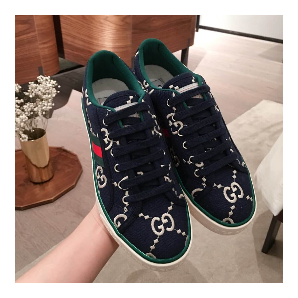 Gucci Tennis 1977 Sneaker 606110 Blue