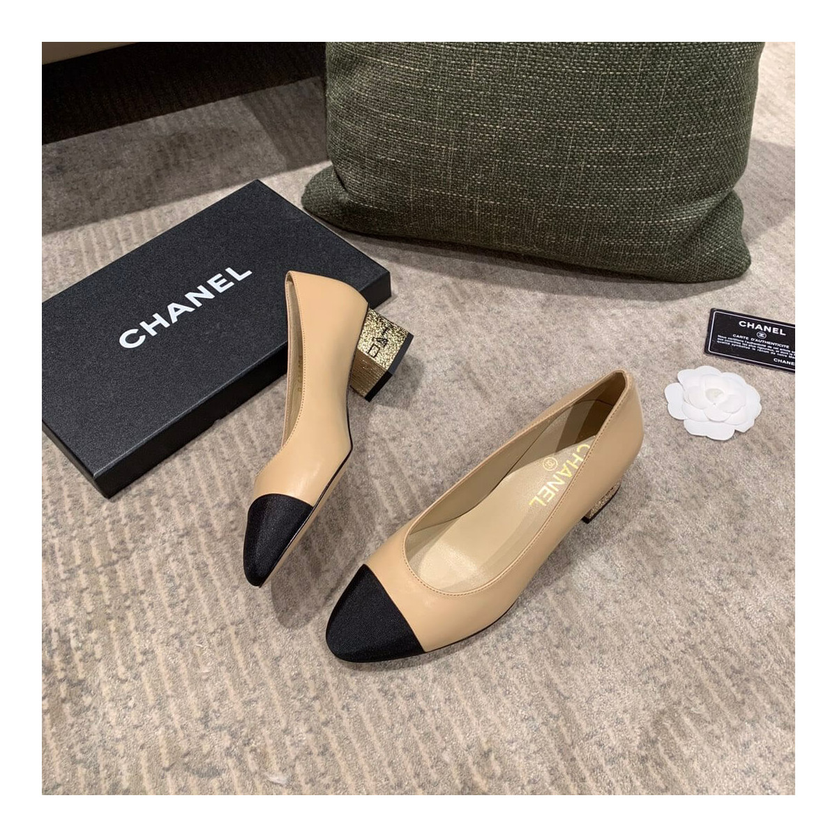 Chanel Egypt Inspires 4.5cm Heel Pumps G35802