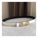 Hermes Gamma Belt Buckle &amp; Reversible Leather Strap 24mm H07536