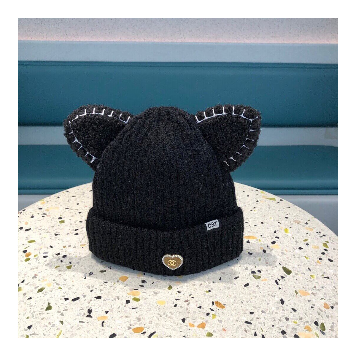 Chanel Cat Ears Wool Hat D016