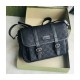 Gucci GG Guccissima Black Nylon Small Messenger Bag 510335