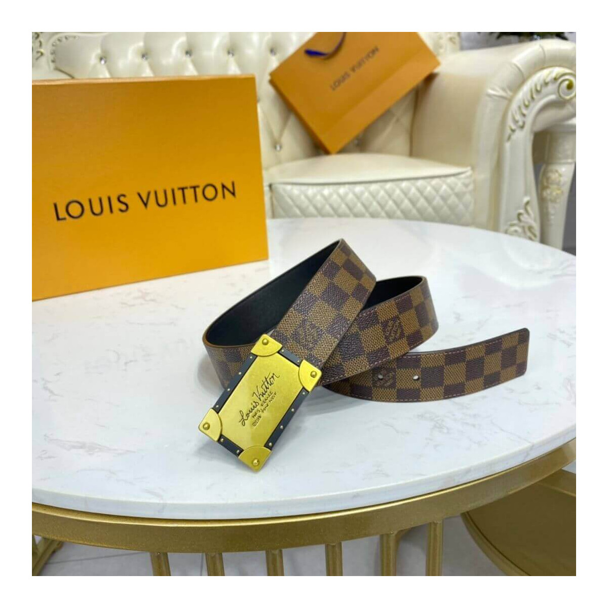 Louis Vuitton Neo Trunk 40mm Reversible Belt M0185U