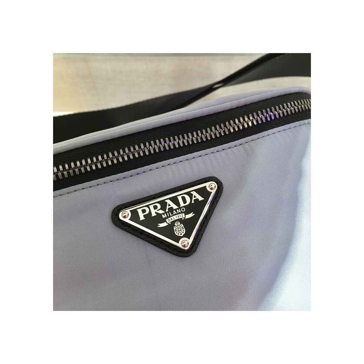 Prada Nylon and Saffiano Leather Belt Bag 2VL033