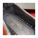 Chanel CC Logo Velvet Espadrilles G32910