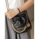 Chanel 22 Mini Bag Shiny Crumpled Calfskin with Pearl Chain AS3980