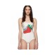 Gucci Strawberry Print One Piece Swimsuit 192451