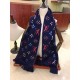 Louis Vuitton Logomania Rainbow Scarf M70899 Navy Blue