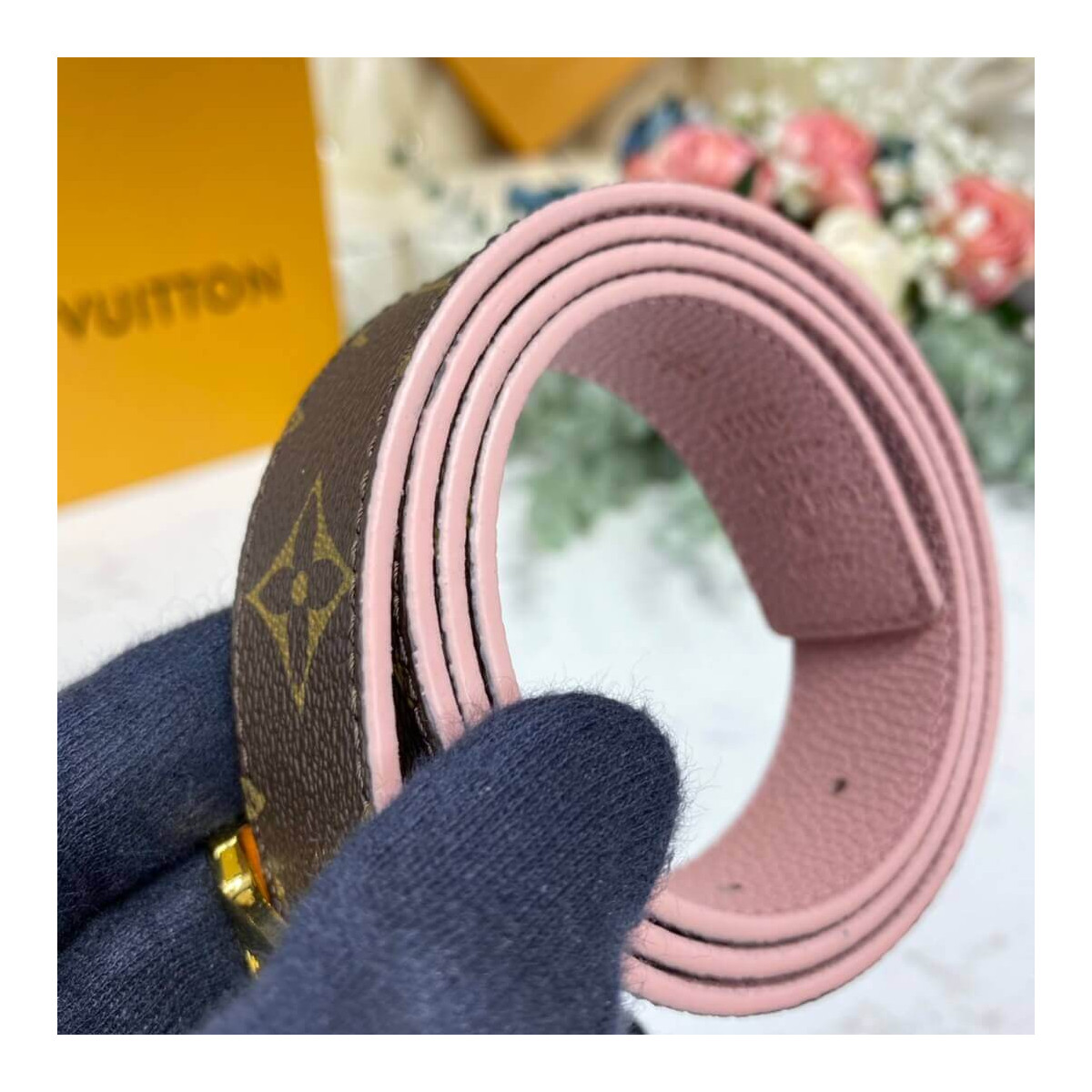 Louis Vuitton LV Initiales 30mm Reversible Belt M0317W