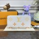 Louis Vuitton Monogram Empreinte Gradient Zippy Wallet M82206 Beige Yellow