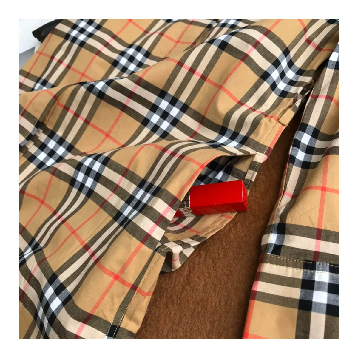 Burberry Vintage Check Cotton Tie-waist Shirt Dress 40734551