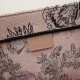 Christian Dior Book Tote Powder Pink Jardin Botanique Embroidery