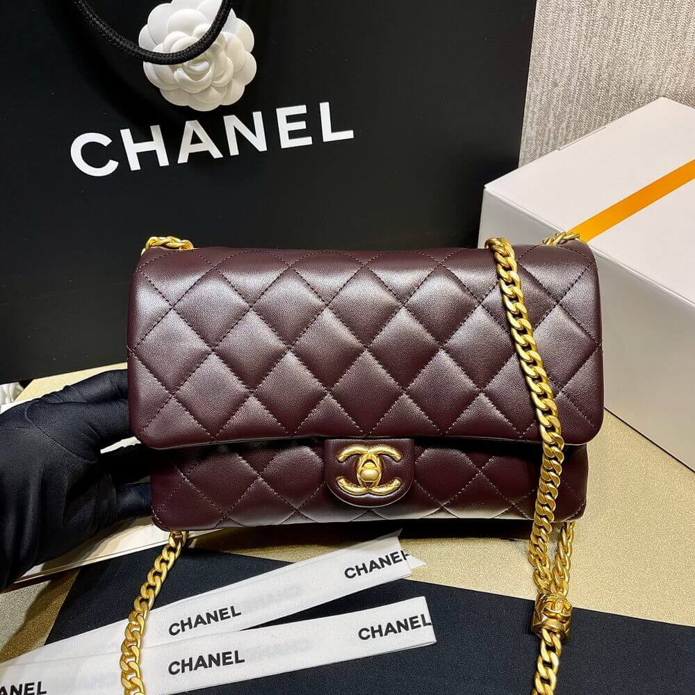 Chanel Lambskin Flap Bag AS3609