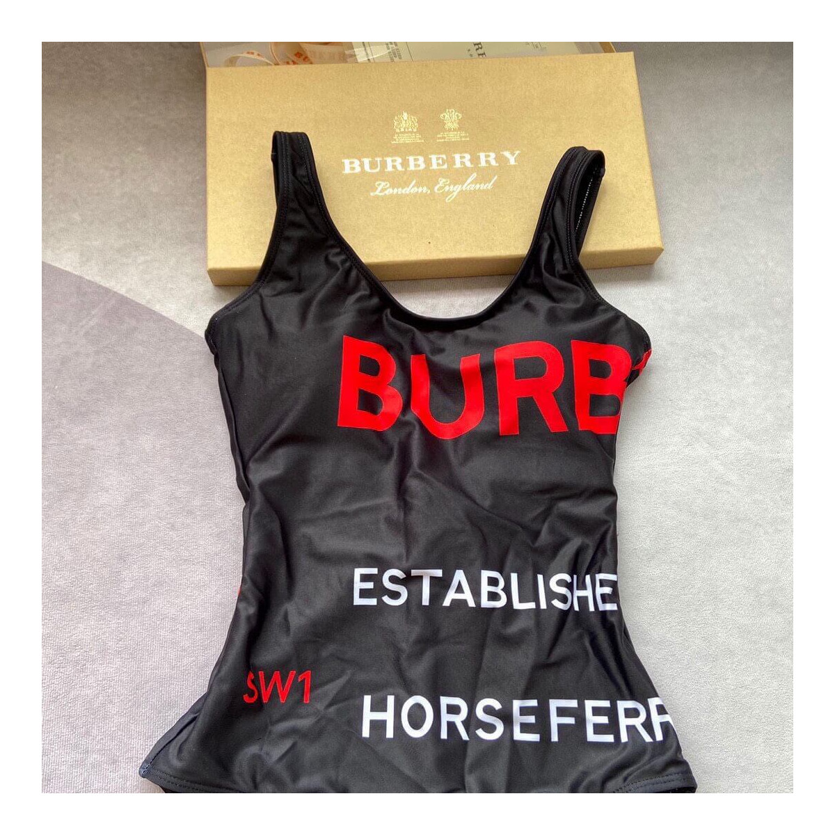 Burberry Horseferry Print One Piece Swimsuit 80154491