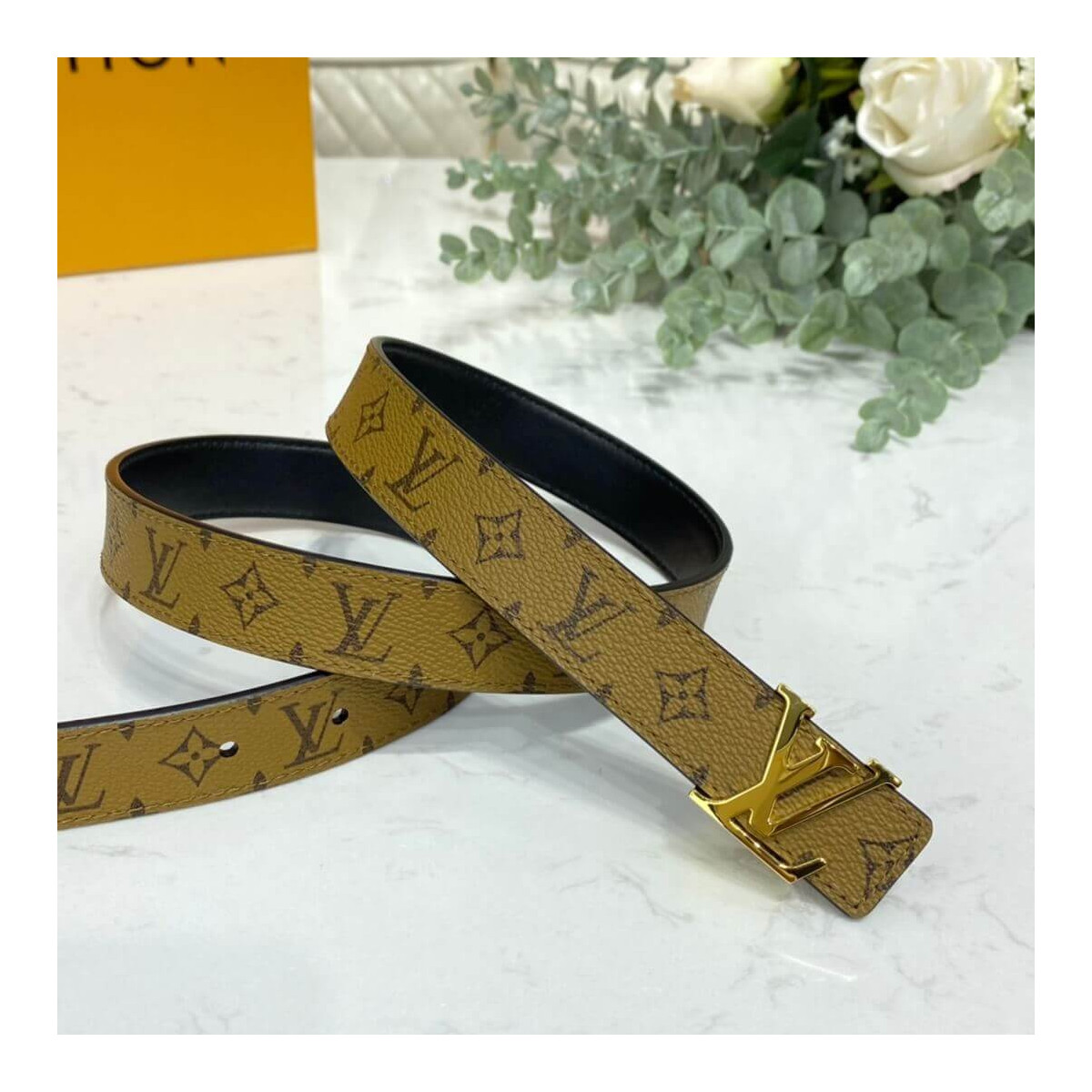 Louis Vuitton LV Initiales 25mm Belt M0296X