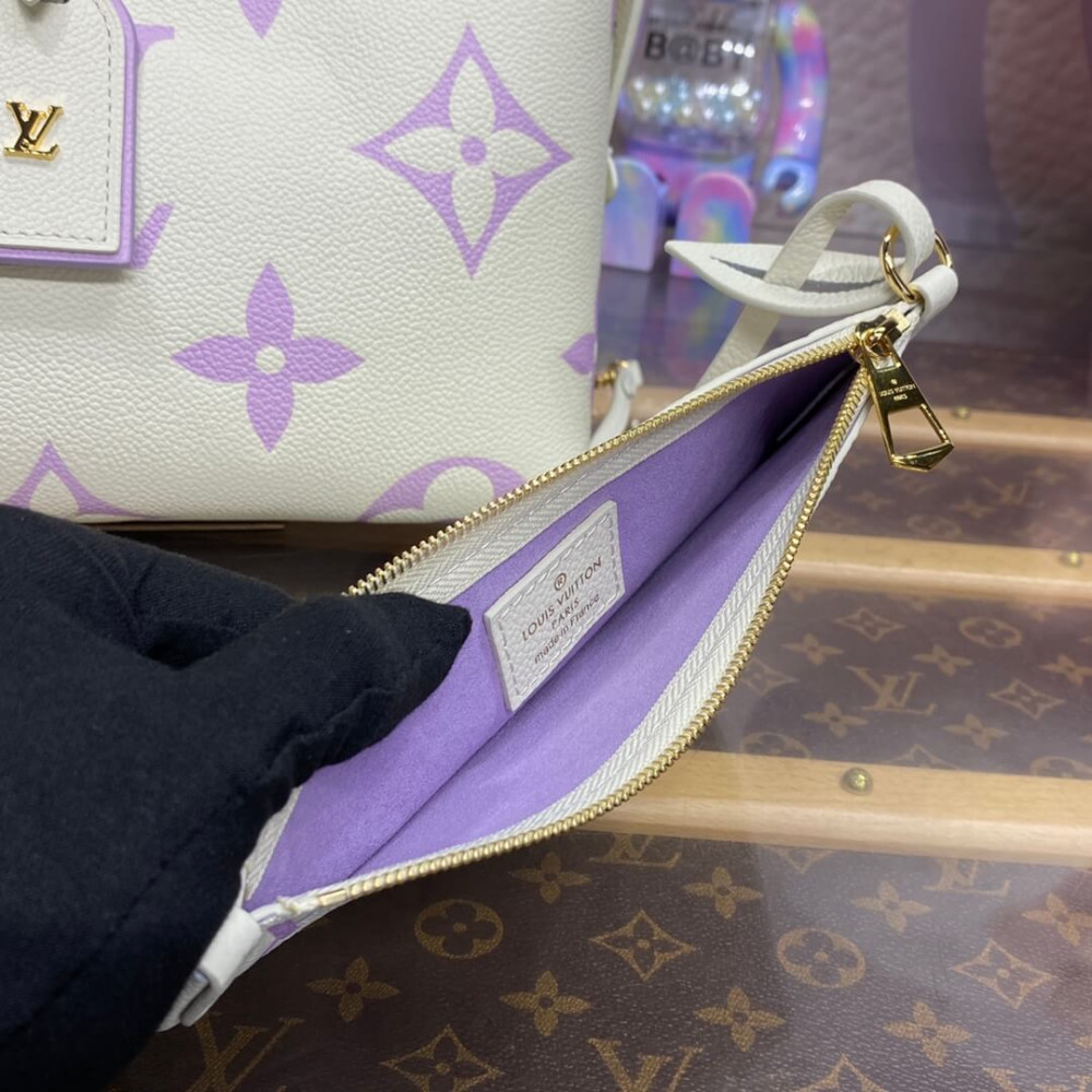 Louis Vuitton CarryAll PM M24141 Latte/Bubble Tea Purple