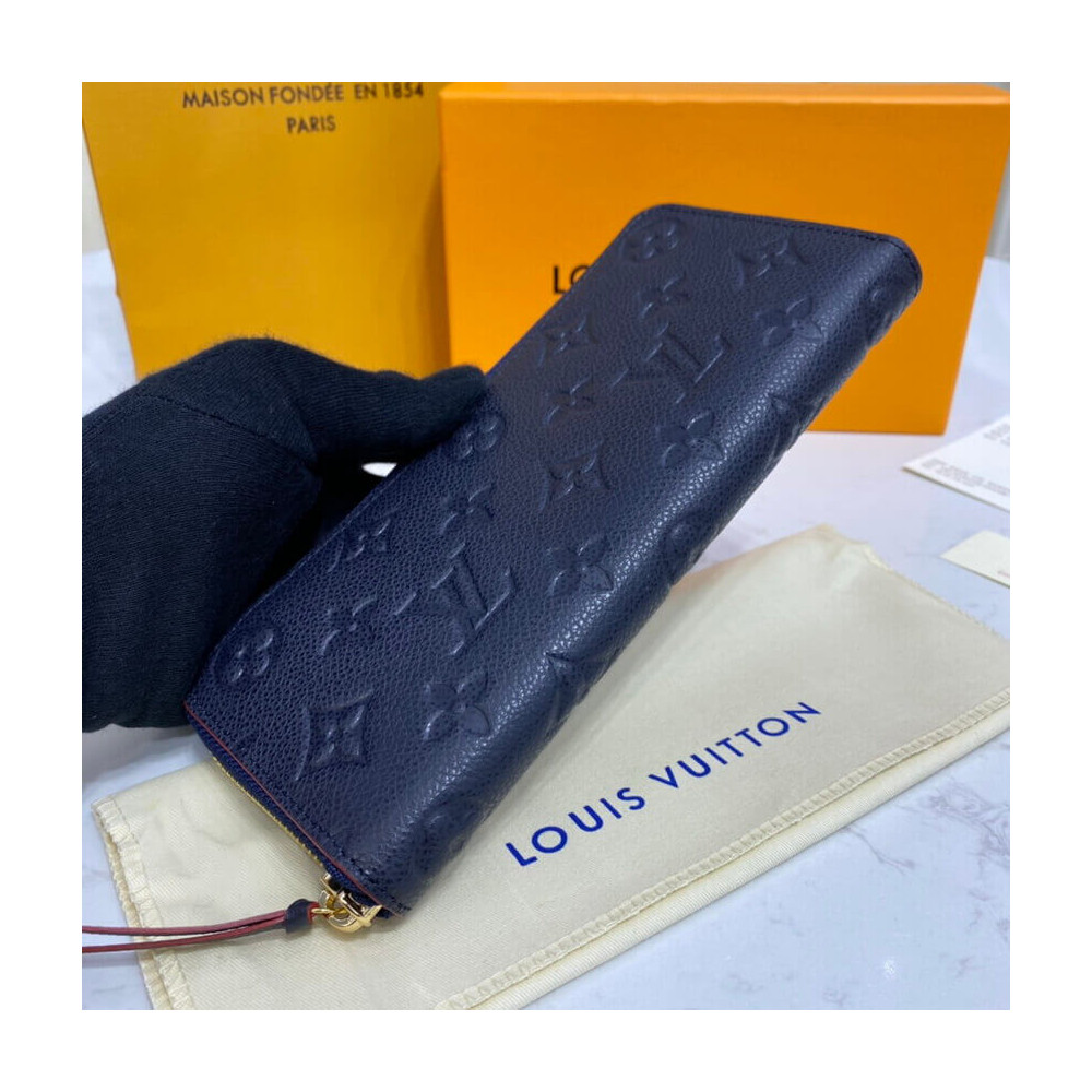 Louis Vuitton Monogram Empreinte Leather Clemence Wallet M69415