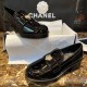 Chanel Patent Calfskin Heart CC 50mm Loafers G39697 Black