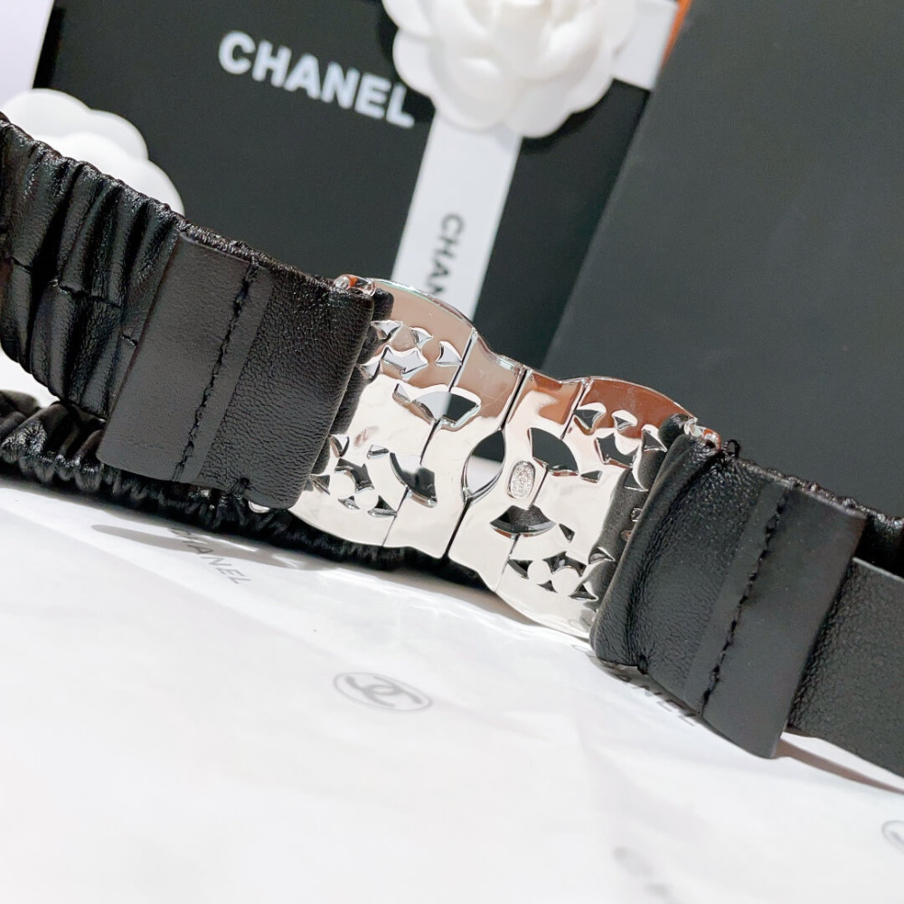 Chanel Elastic Waistbelt Black AA9012