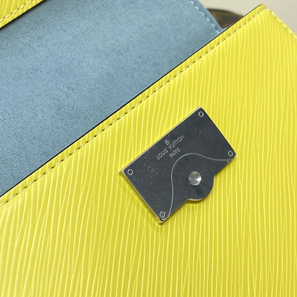 Louis Vuitton Epi Leather Cluny Mini M22616 Jaune Plume