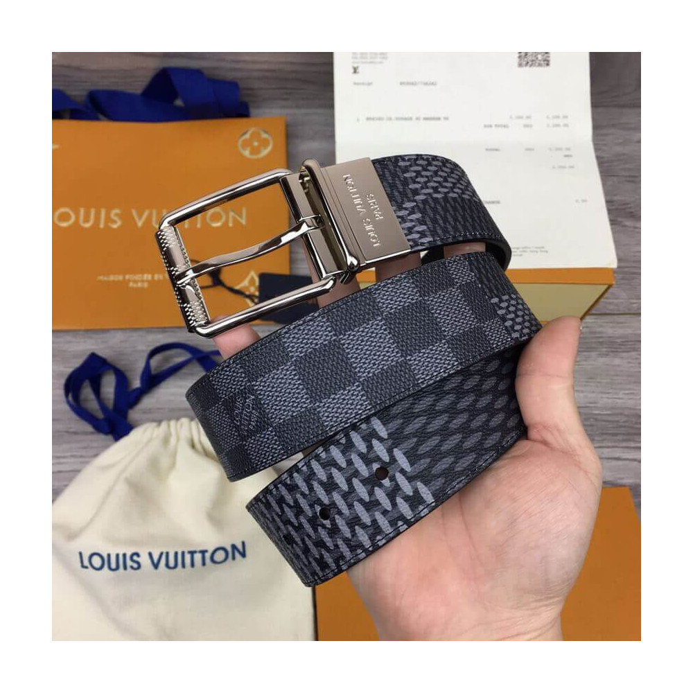 Louis Vuitton Damier Print 40mm Belt M0338S