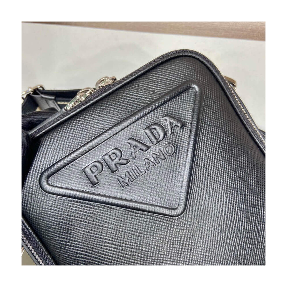 Prada Saffiano Leather Shoulder Bag 2VH154