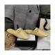 Gucci Leather Slipper 604075 Beige