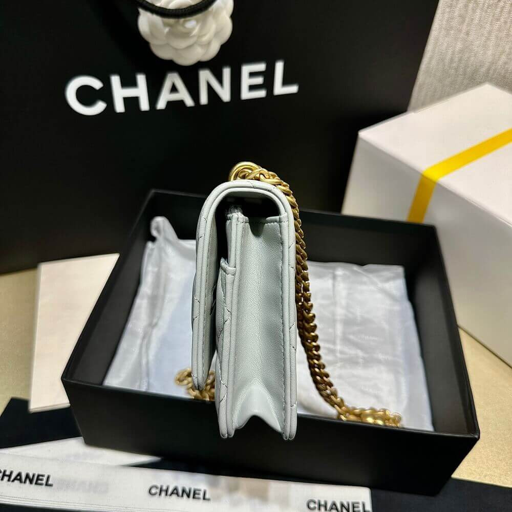 Chanel Camellia Crush Wallet On Chain Lambskin AP3297