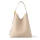 Louis Vuttion Grained Calfskin Low Key Hobo MM M25022 Limestone Gray