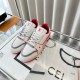 Louis Vuttion LV Trainer Sneaker Red 1ABFBA