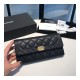 Chanel Grained Calfskin Leboy Flap Wallet A80283