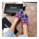 Chanel Lambskin Espadrilles G29762 Purple