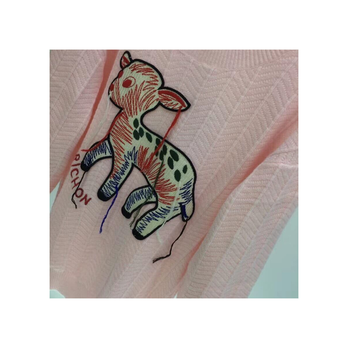 Gucci Mohair Sweater With Fawn Intarsia 639401