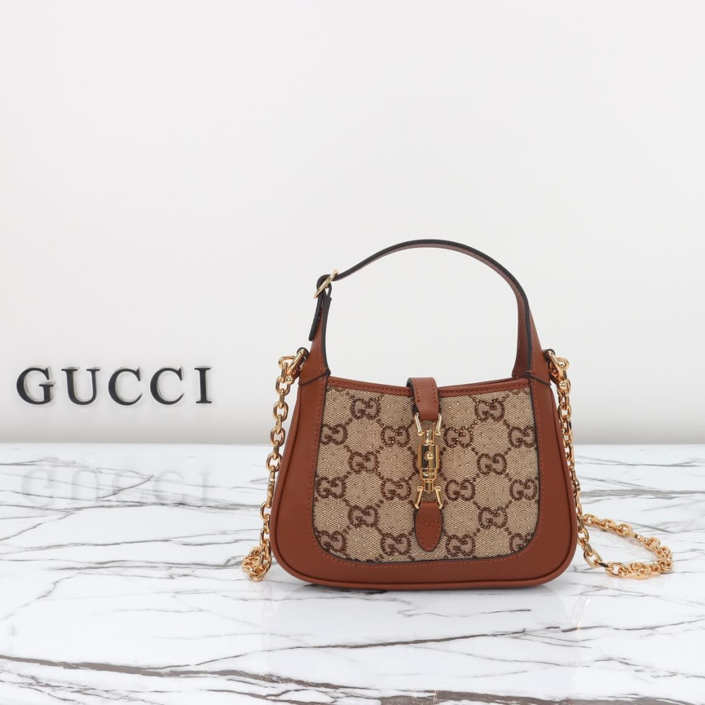 Gucci Jackie 1961 Crystal GG Mini Shoulder Bag 675799