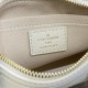 Louis Vuitton Monogram Empreinte Leather Nano Speedy M81913 Creme/Pink