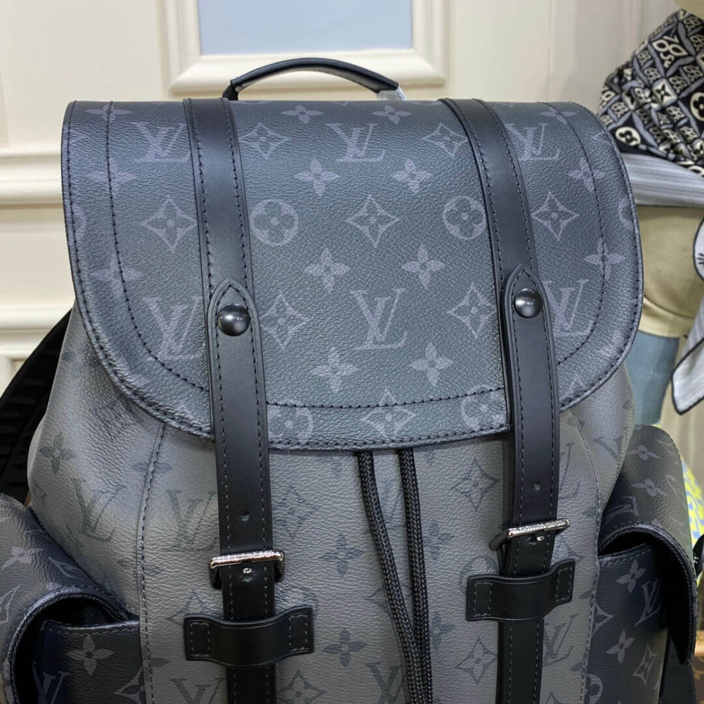 Louis Vuitton Monogram Eclipse Christopher MM Backpack M45419