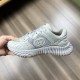 Gucci Ripple Trainer in Grey Leather 771653