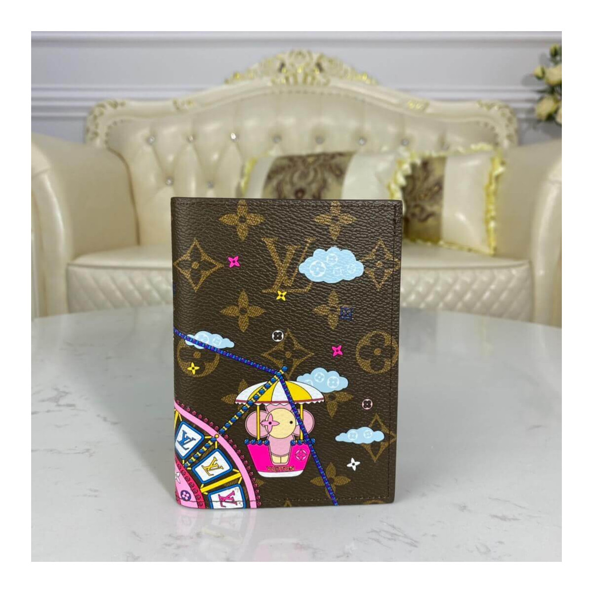 Louis Vuitton Christmas Animation 2020 Passport Cover M69746